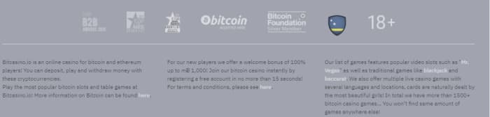 ビットカジノのライセンス情報